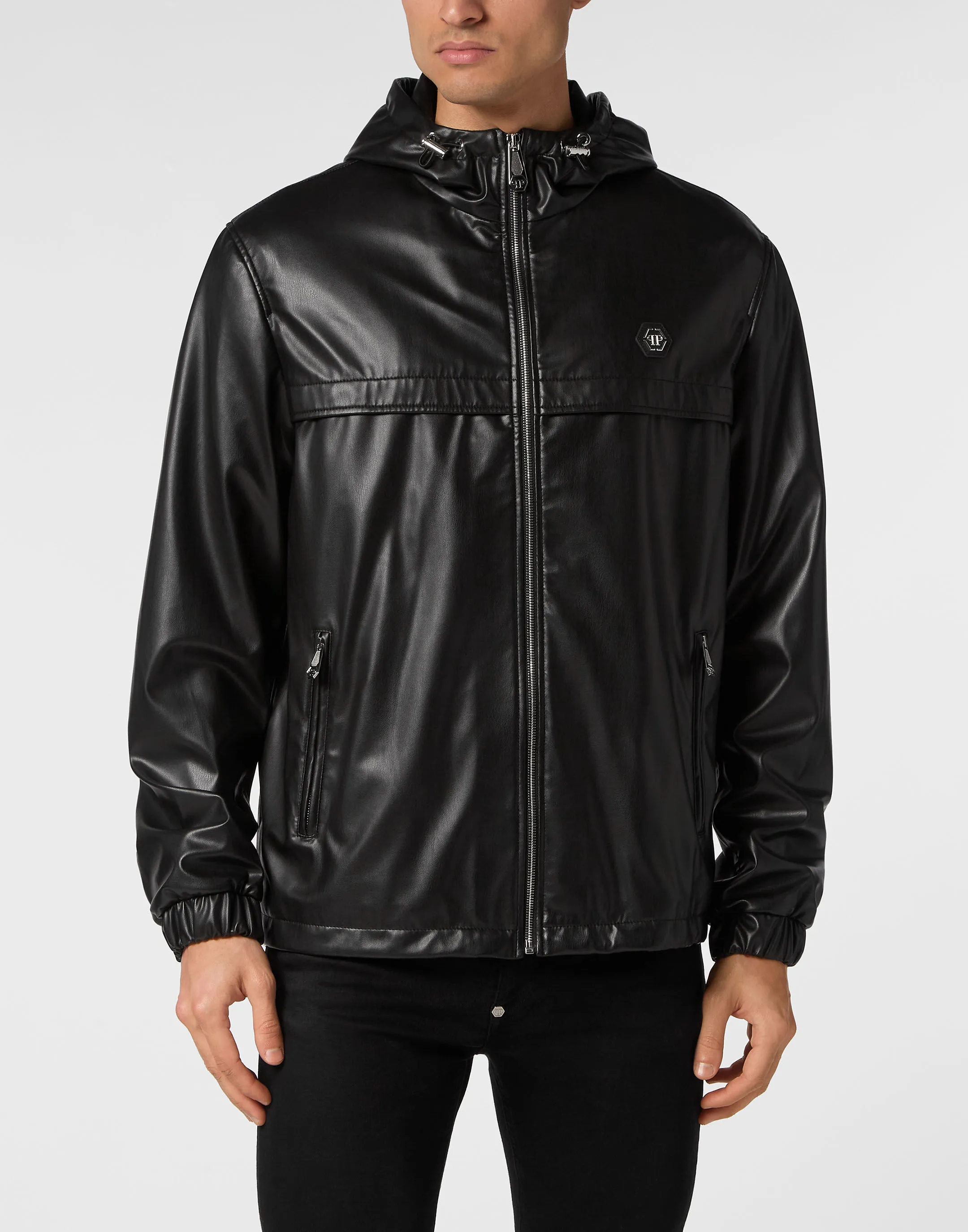 Eco Leather Windbreaker