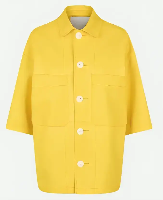 Emily In Paris S04 Lily Collins Yellow Jacket