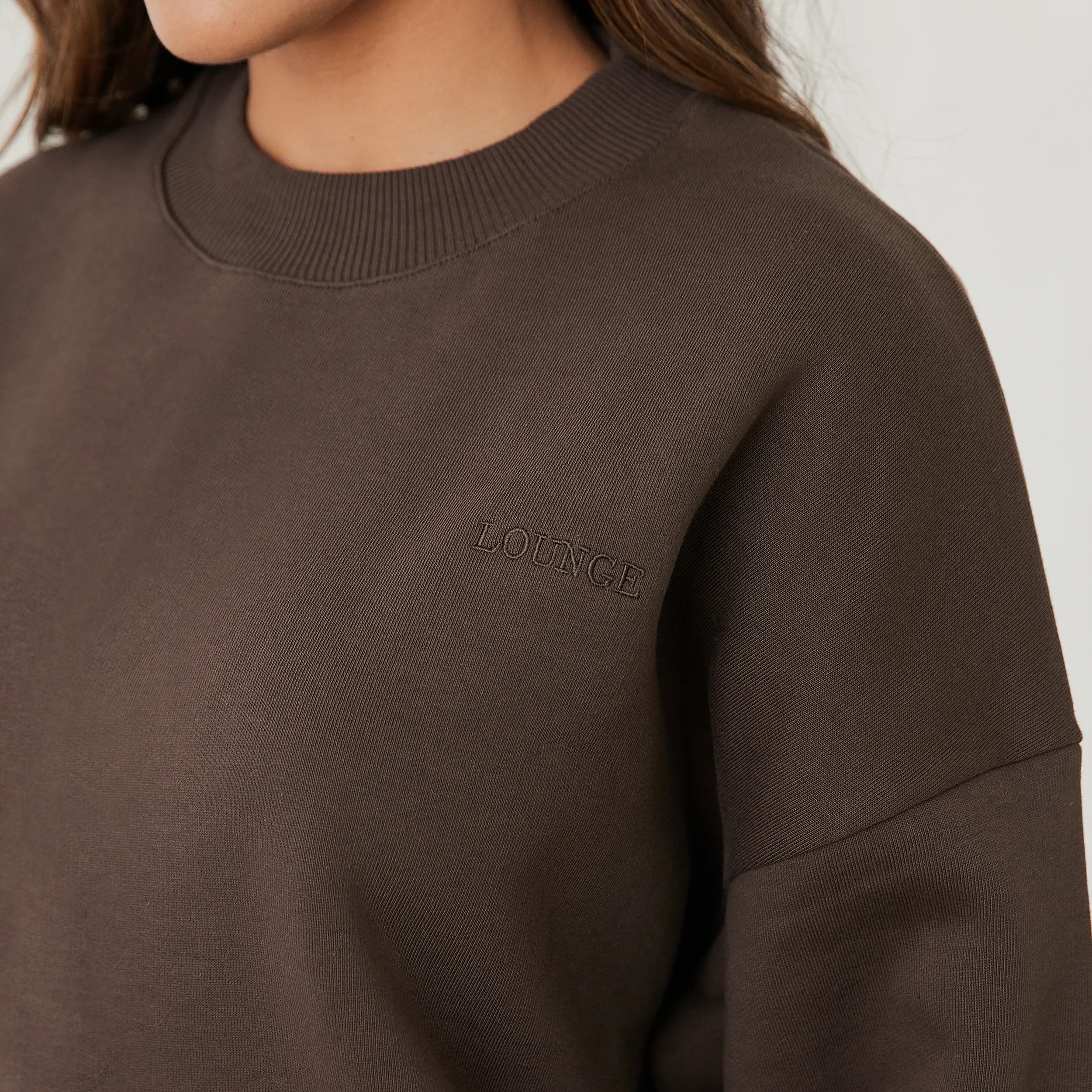 Essential Crew Neck Sweater - Espresso