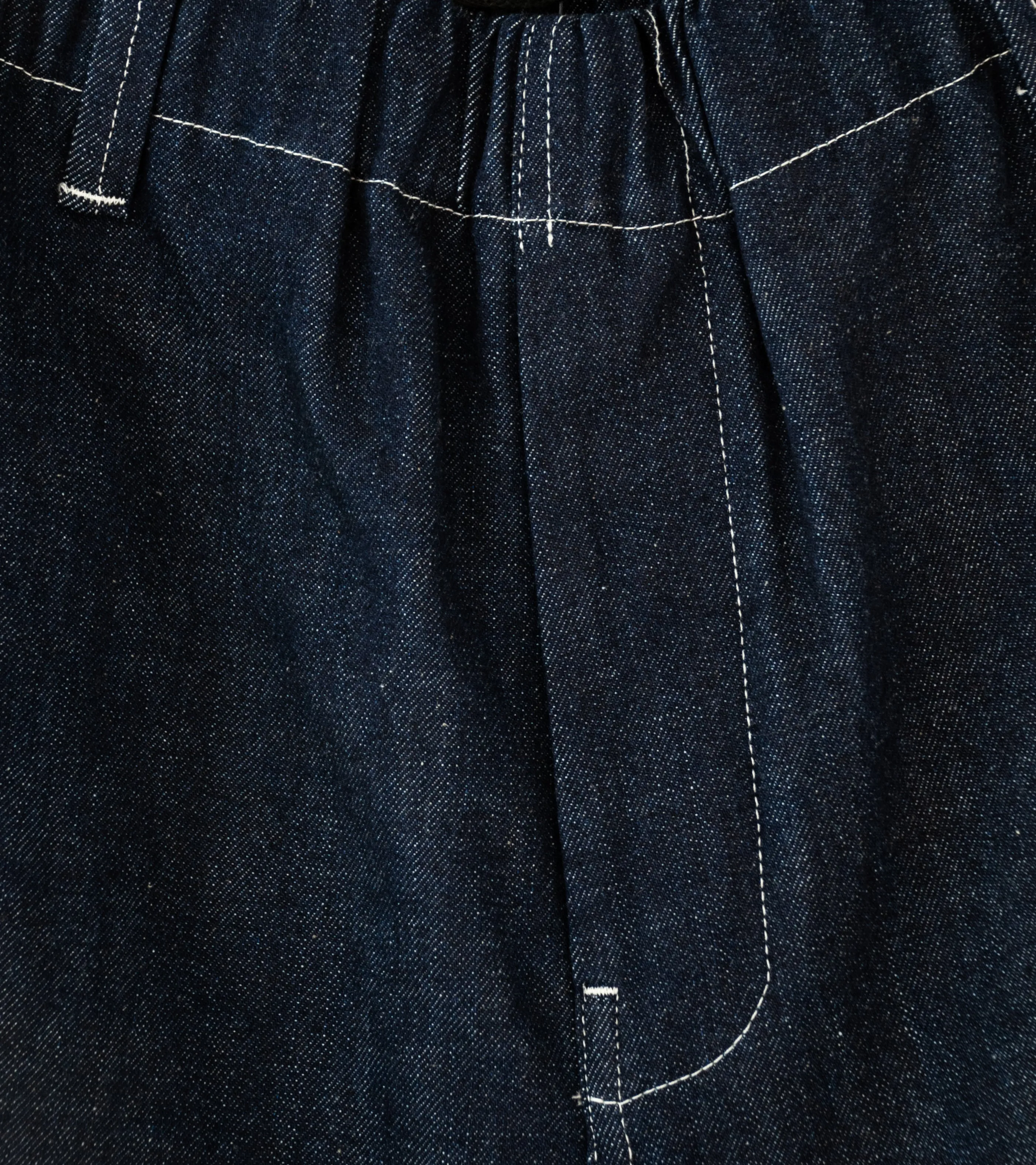 Evan Kinori 'Elastic Pant' (Indigo Organic Cotton Denim)