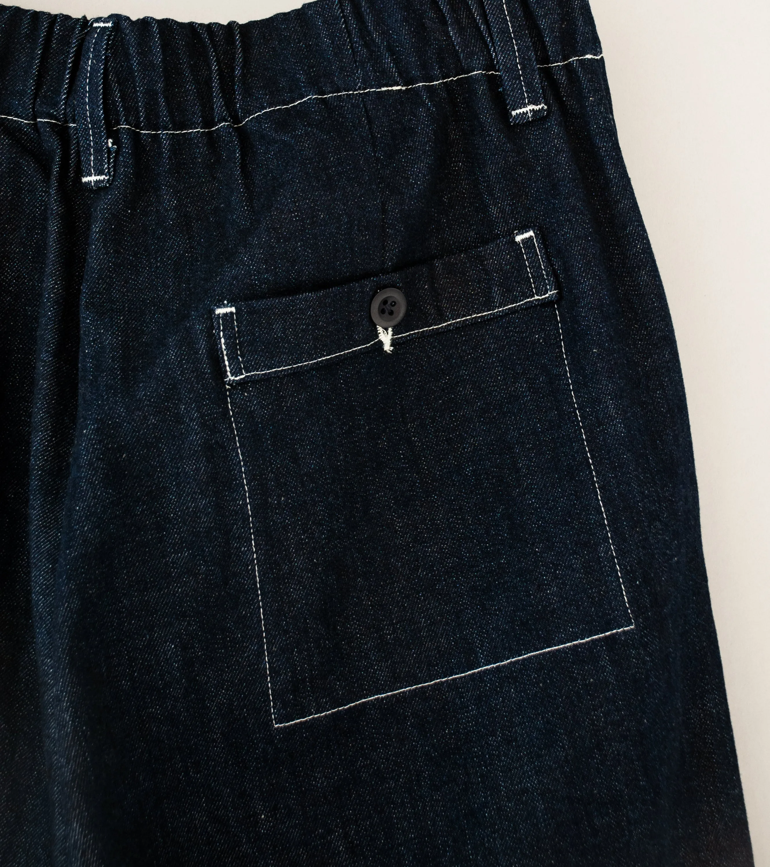 Evan Kinori 'Elastic Pant' (Indigo Organic Cotton Denim)