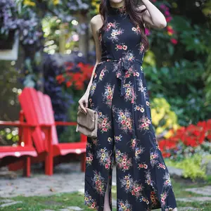 Floral Halterneck Jumpsuit