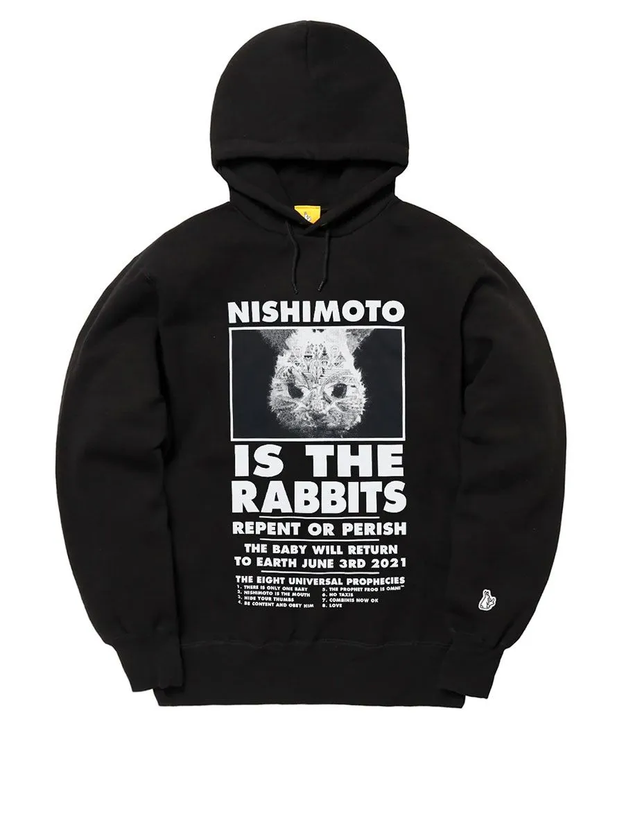 #FR2 Fxxking Rabbits x Nishimoto Is The Mouth Hoody - Black