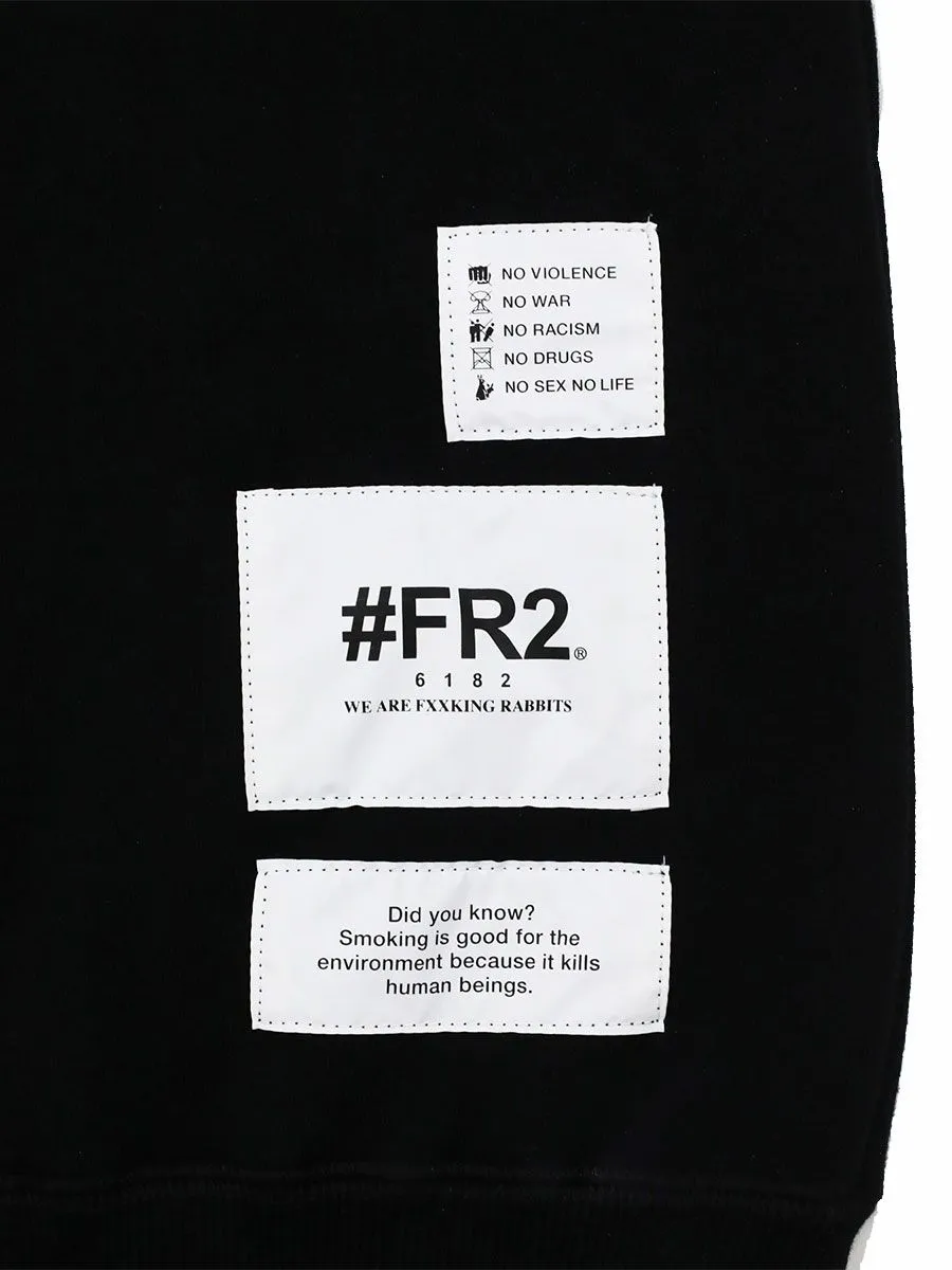 #FR2 Fxxking Rabbits x Nishimoto Is The Mouth Hoody - Black