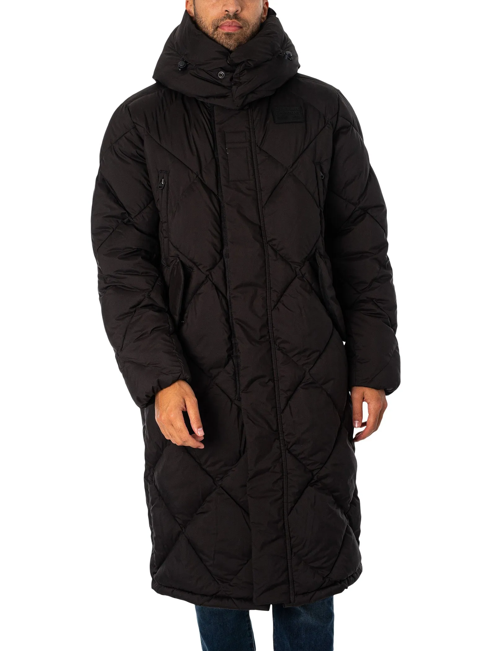 G-Star RAW Whistler Long Blanket Jacket - Dark Black