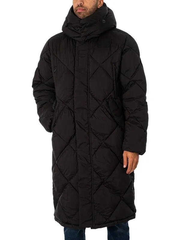 G-Star RAW Whistler Long Blanket Jacket - Dark Black