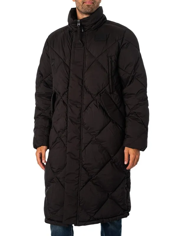 G-Star RAW Whistler Long Blanket Jacket - Dark Black