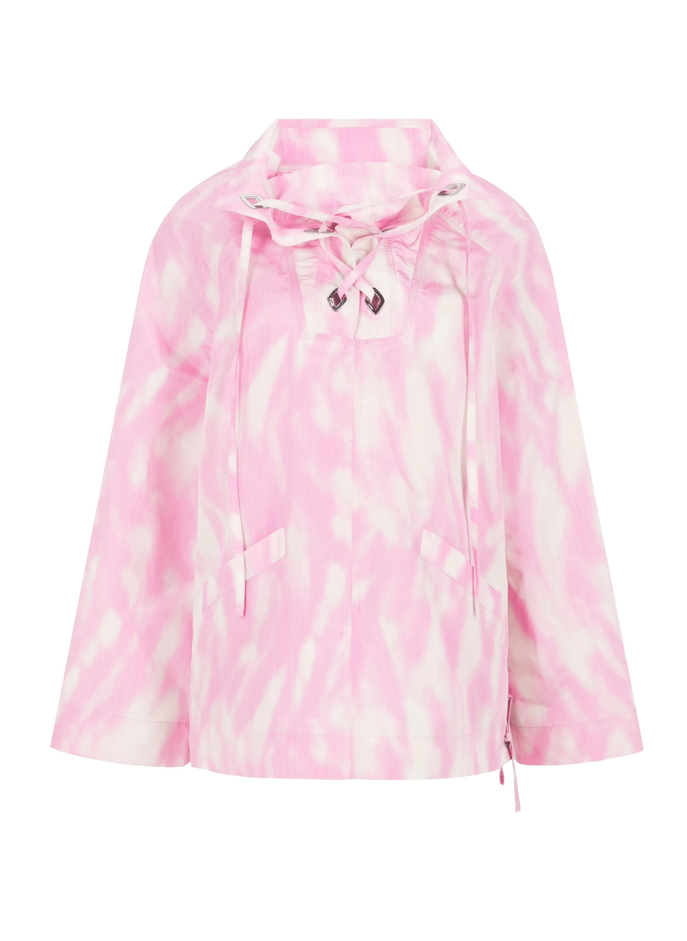 GANNI  Recycled polyester-blend windbreaker jacket - Pink