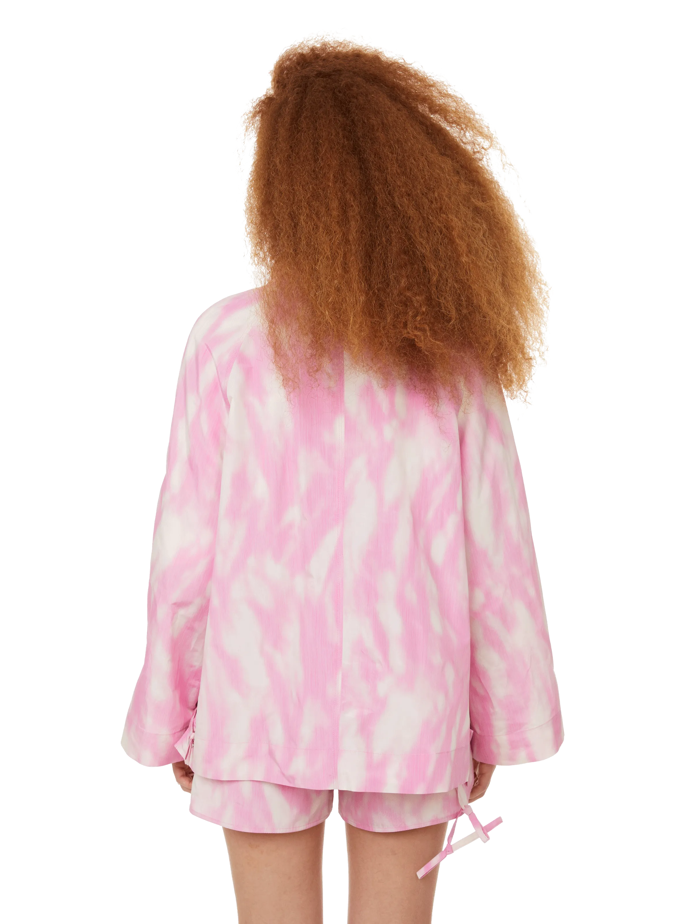 GANNI  Recycled polyester-blend windbreaker jacket - Pink