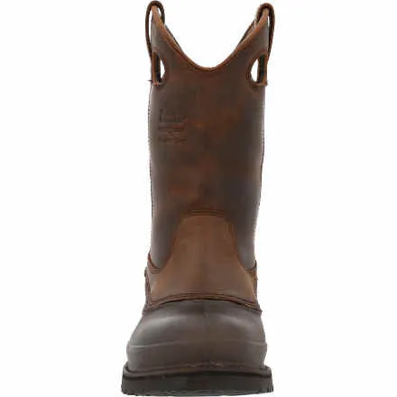 Georgia Men's 12 Muddog Wellington Work Boot - Mississippi Brown G5514