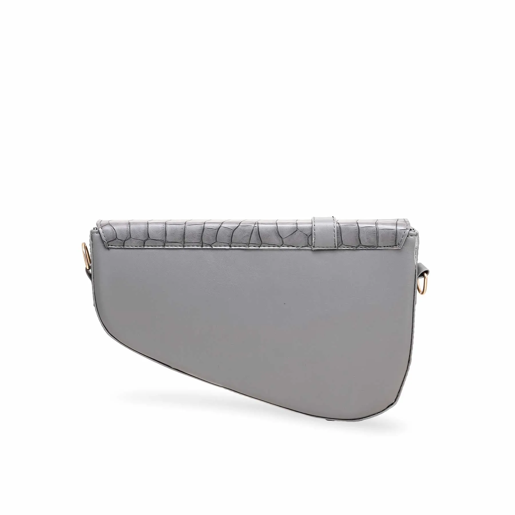 Grey Formal Shoulder Bag P56095