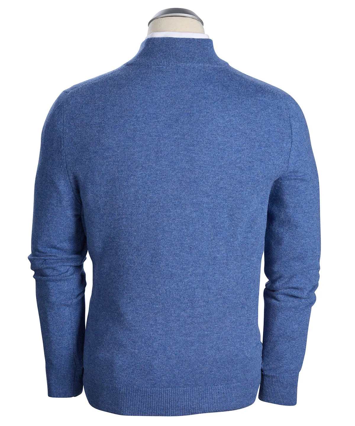 Heritage Italian 100% Cashmere Quarter-Zip Sweater