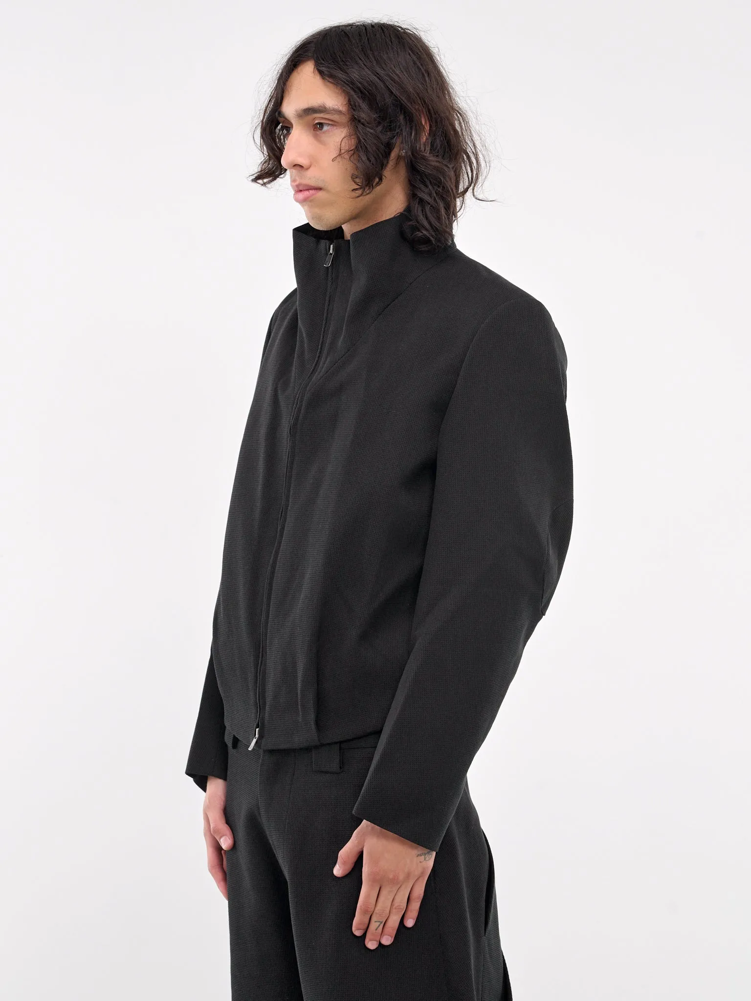 Herr Track Jacket (PTKNSJ01A-CARBON-BLACK)