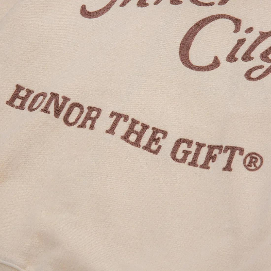 Honor The Gift Men Neighborhood Hoody (brown / cream)