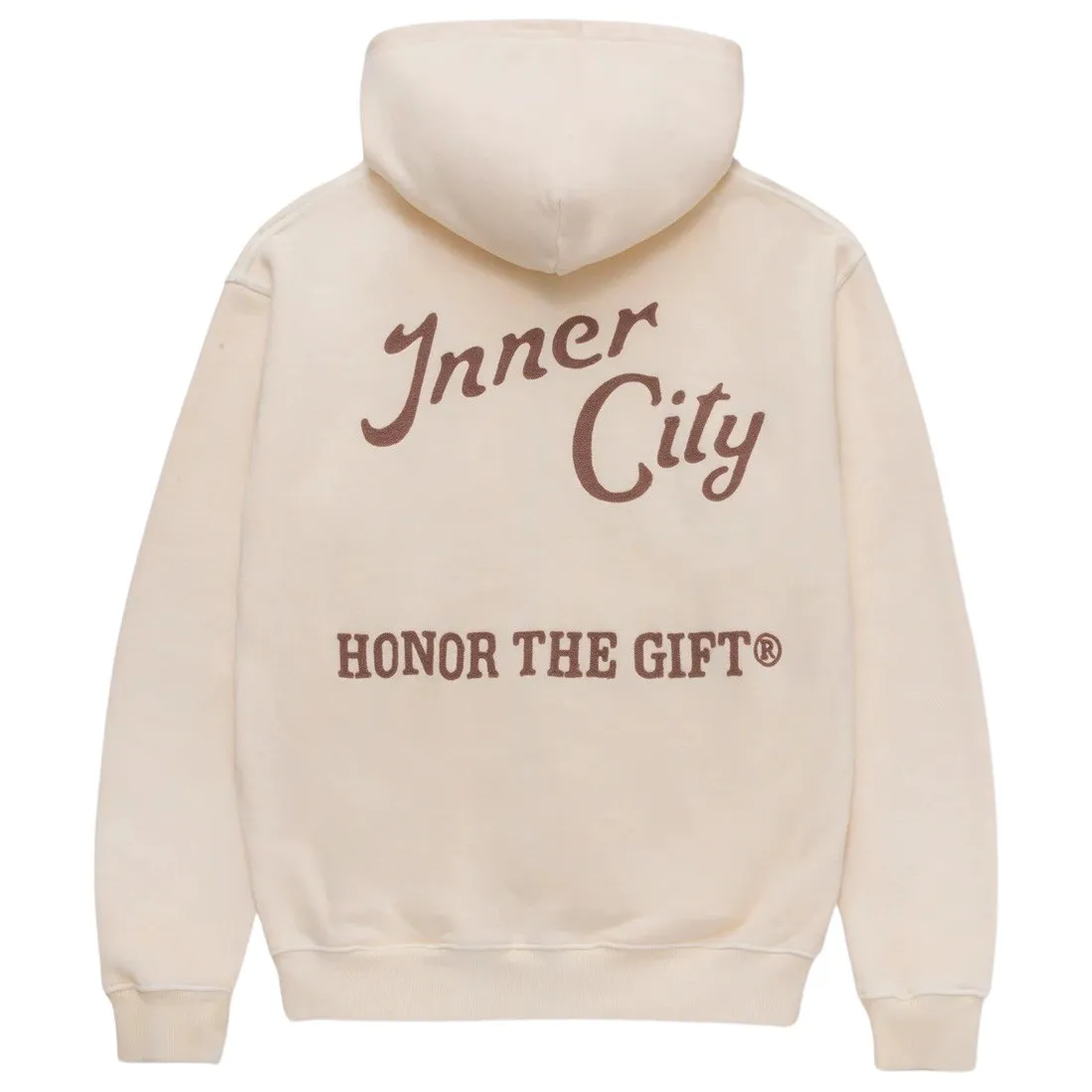 Honor The Gift Men Neighborhood Hoody (brown / cream)