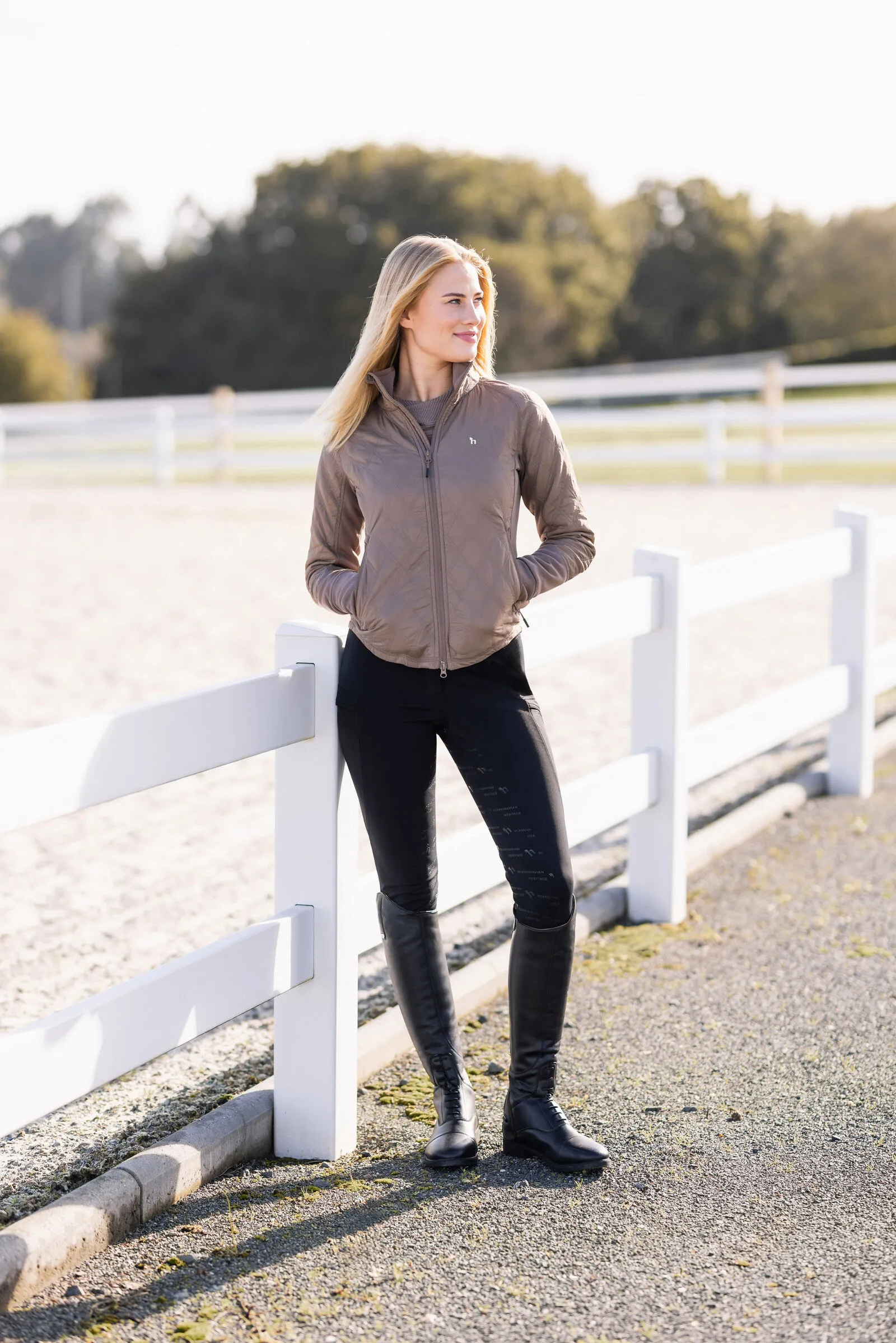 Horze Zoe Women's Lightweight Padded Riding Jacket