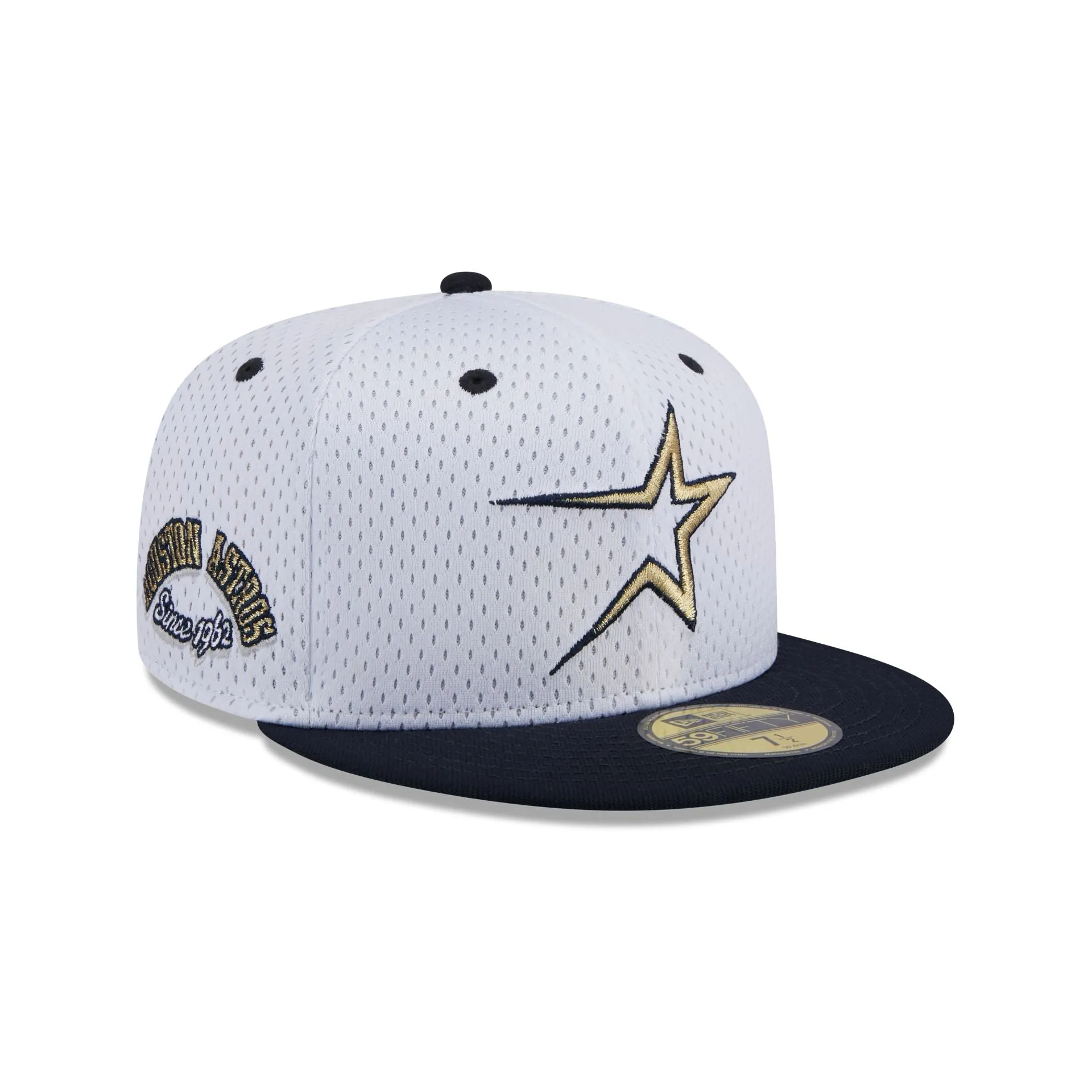 Houston Astros Throwback Mesh 59FIFTY Fitted Hat