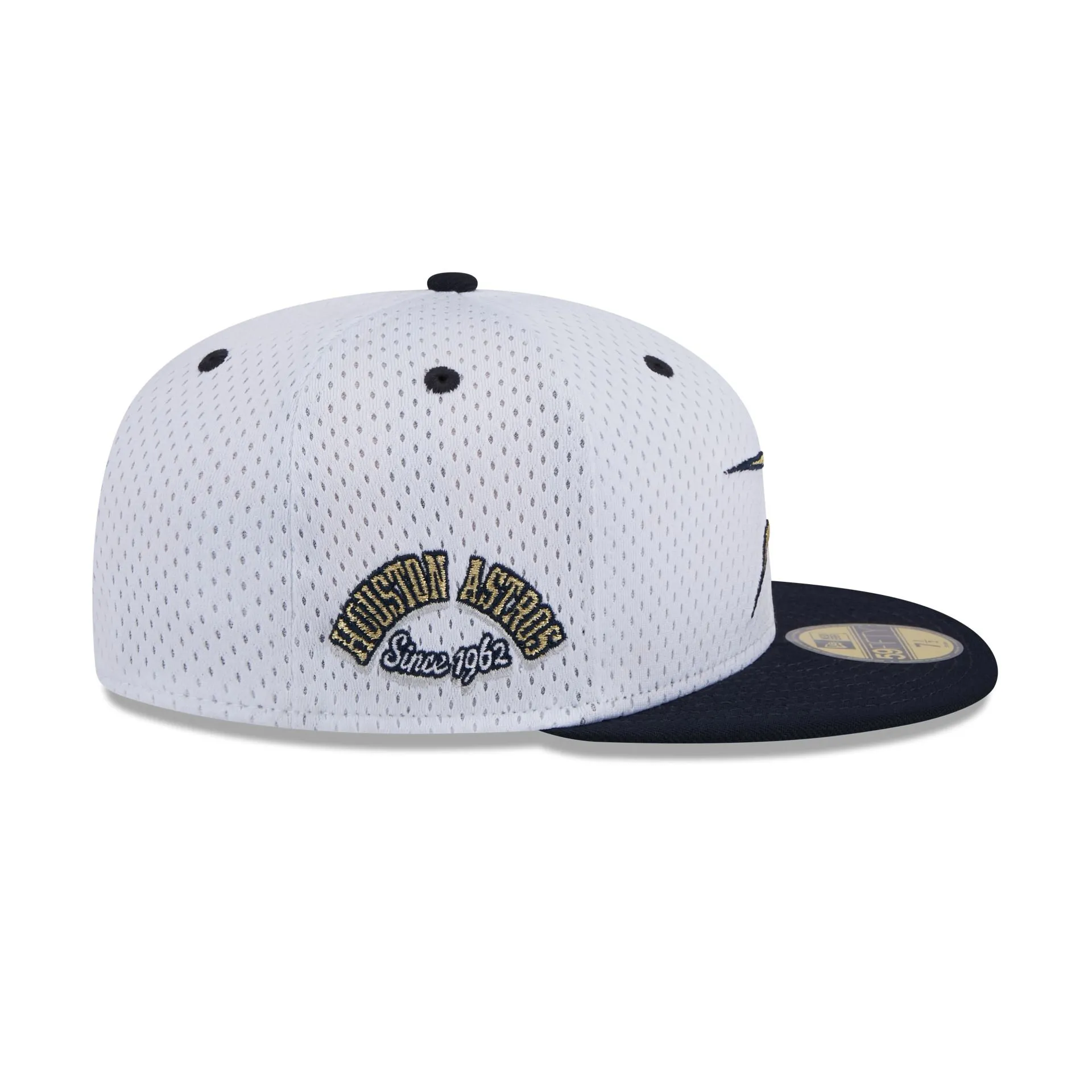 Houston Astros Throwback Mesh 59FIFTY Fitted Hat