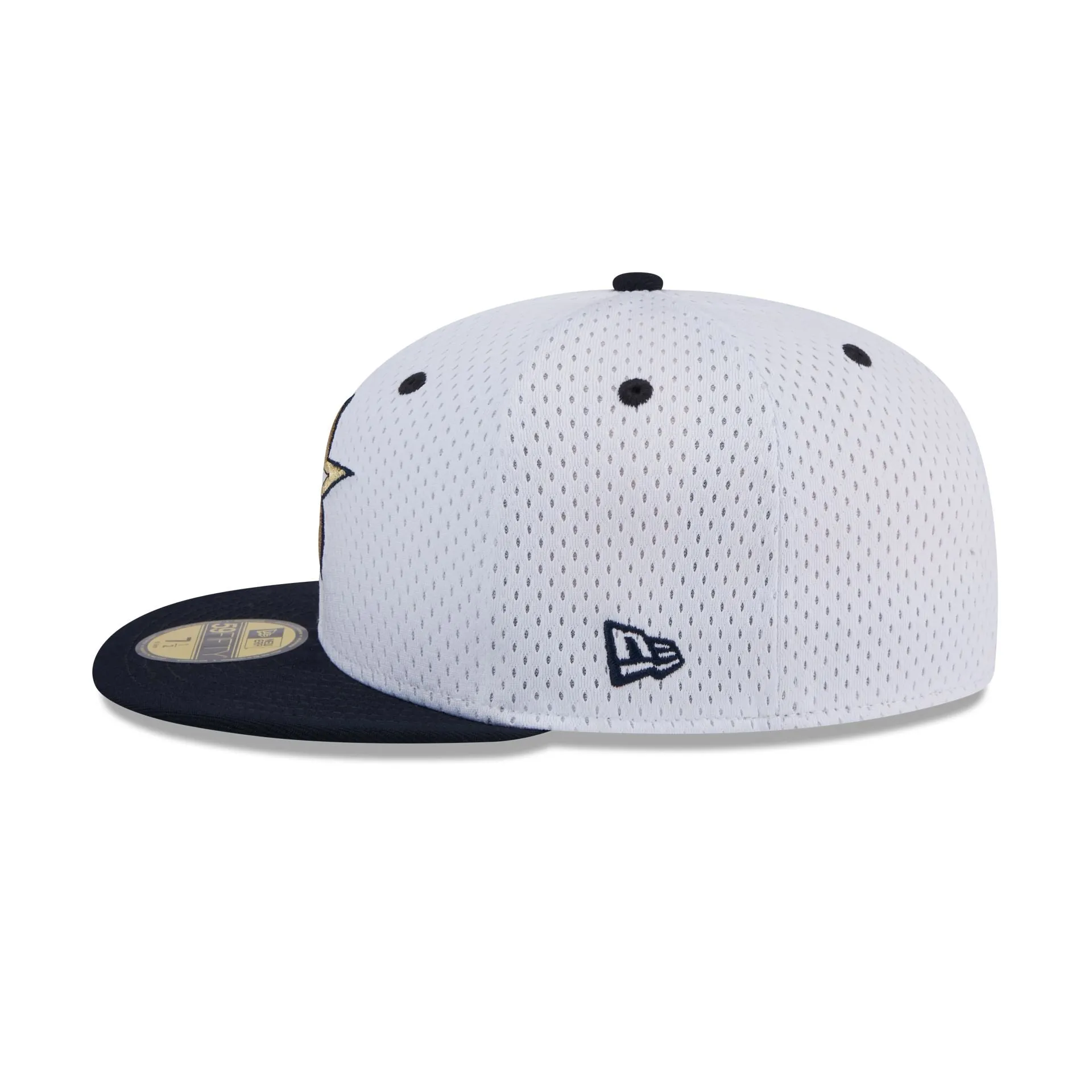 Houston Astros Throwback Mesh 59FIFTY Fitted Hat