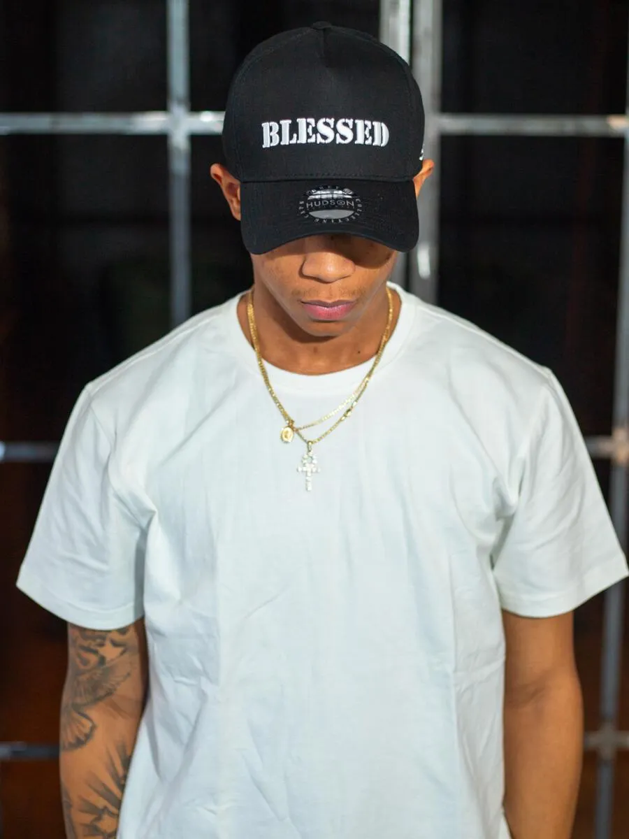 HUDSON BLESSED HAT (CD0108) BLACK WHITE