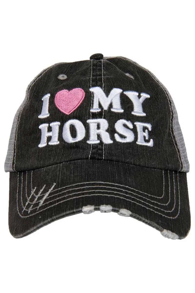 I Love My Horse Trucker Hat