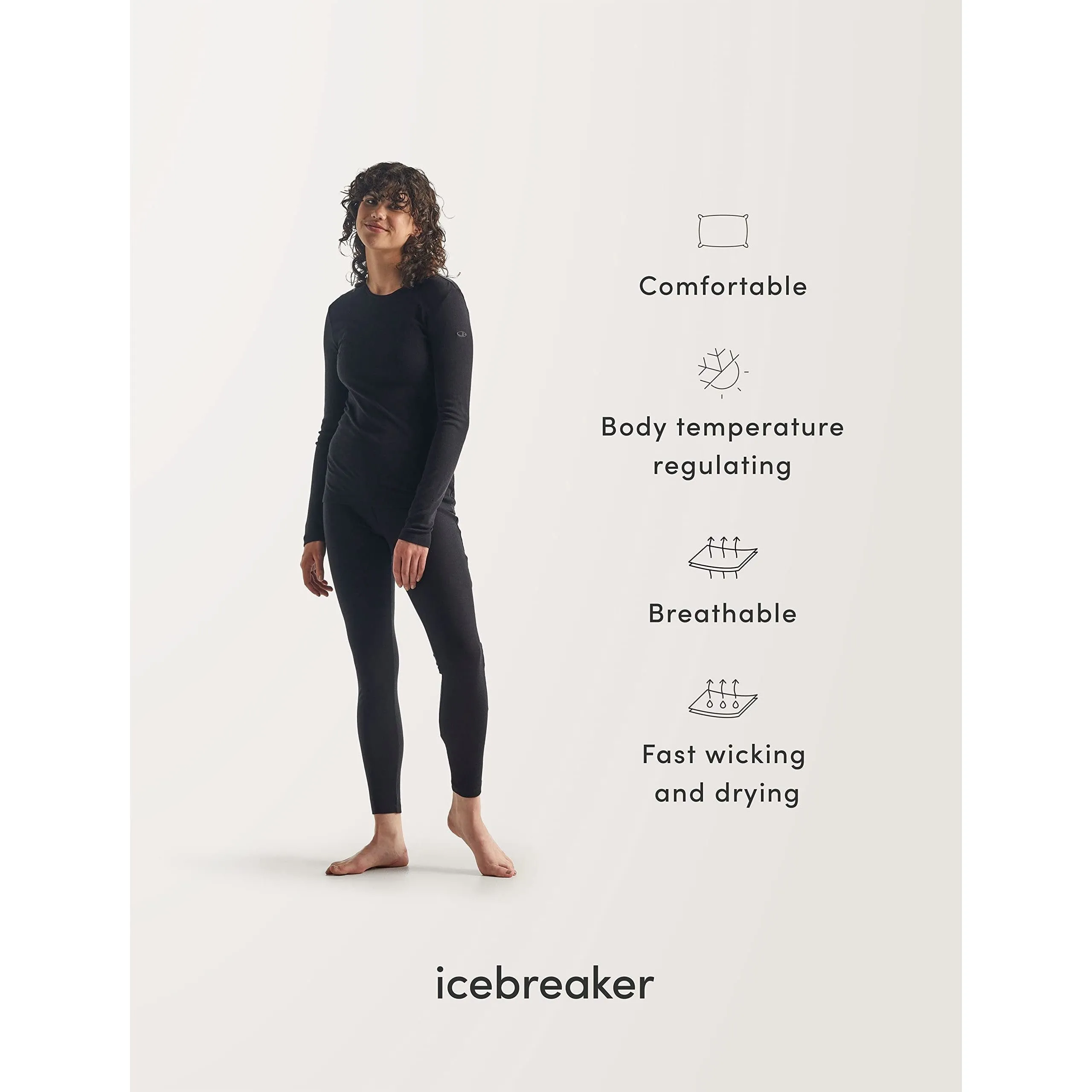 Icebreaker Women Merino 260 Fastray Ii 25 High Rise Tights