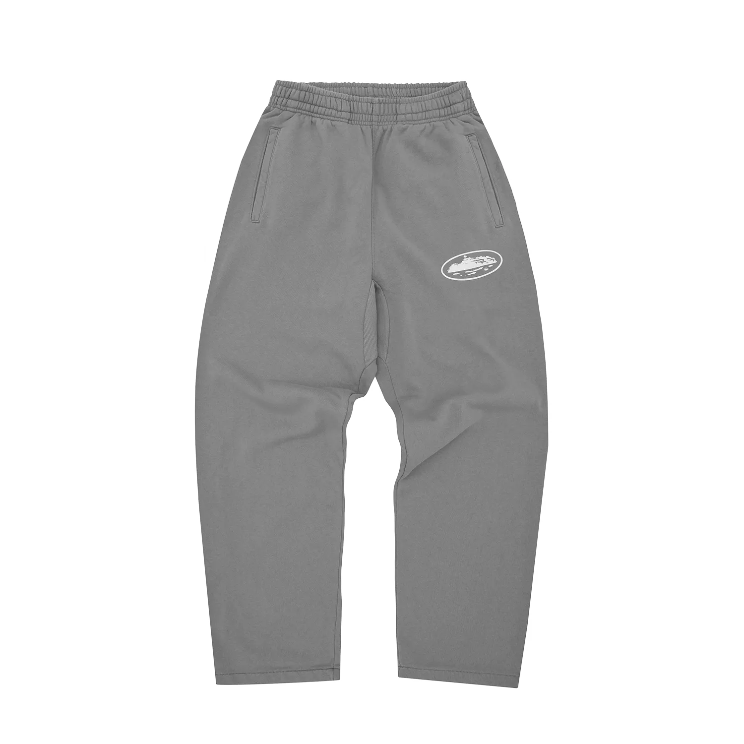 ISLAND PUFF PRINT OPEN HEM PANT [GULLY GREY]