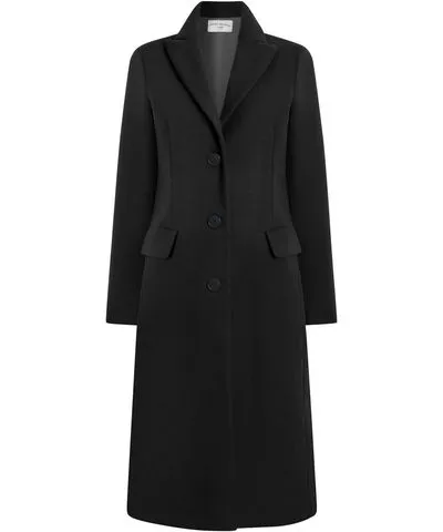 James Lakeland Women's Classic Black Coat