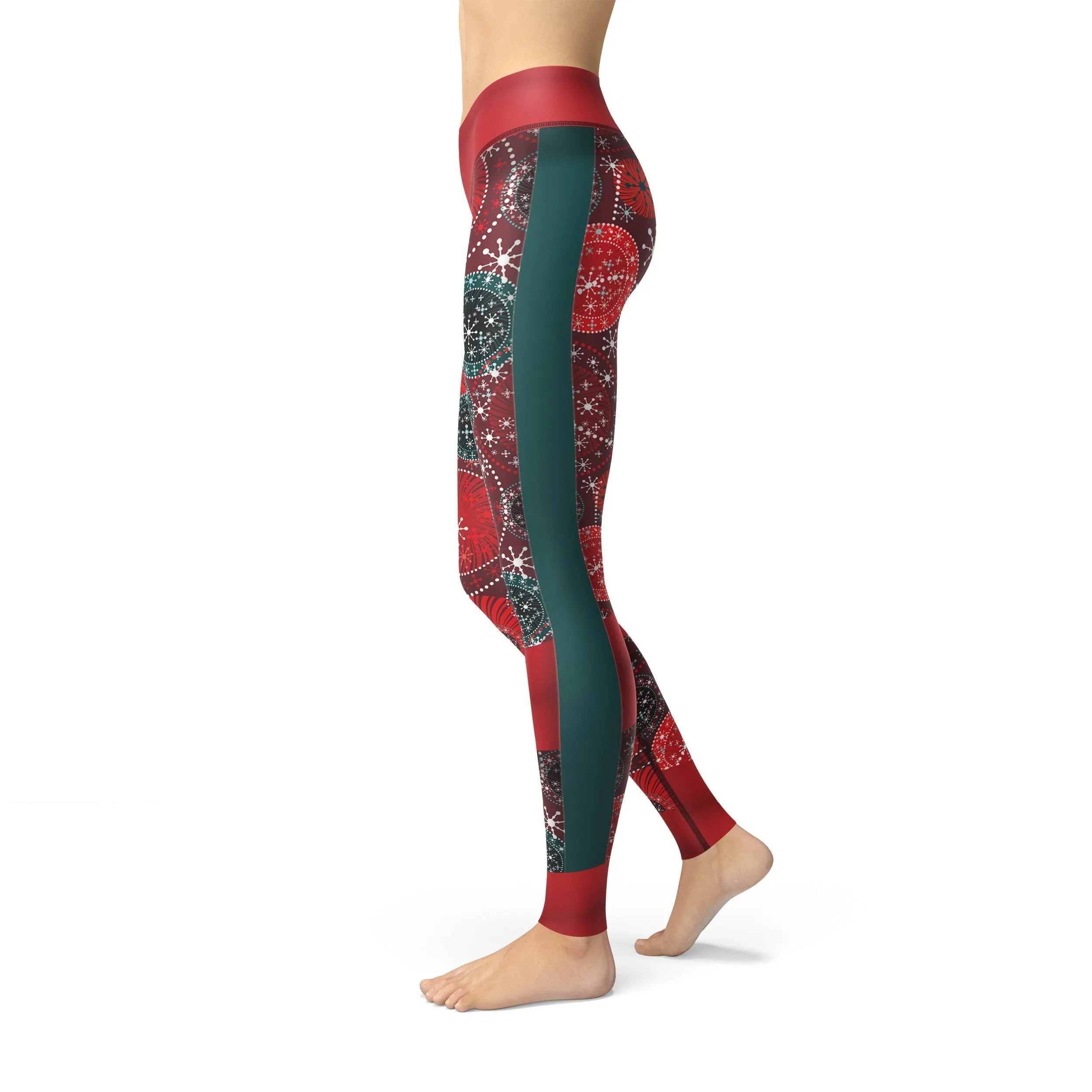 Jean Holiday Ornaments Leggings