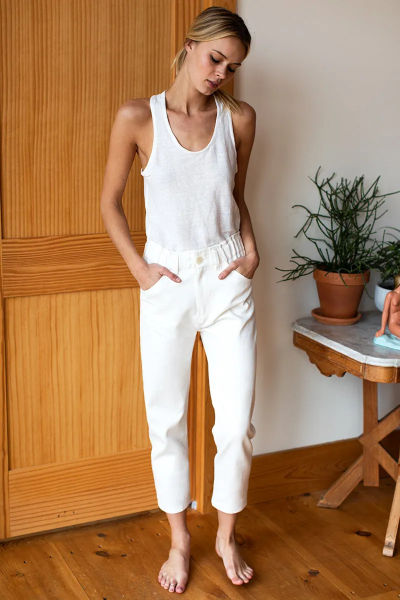 Johnny Pant - Ivory Hemp Organic