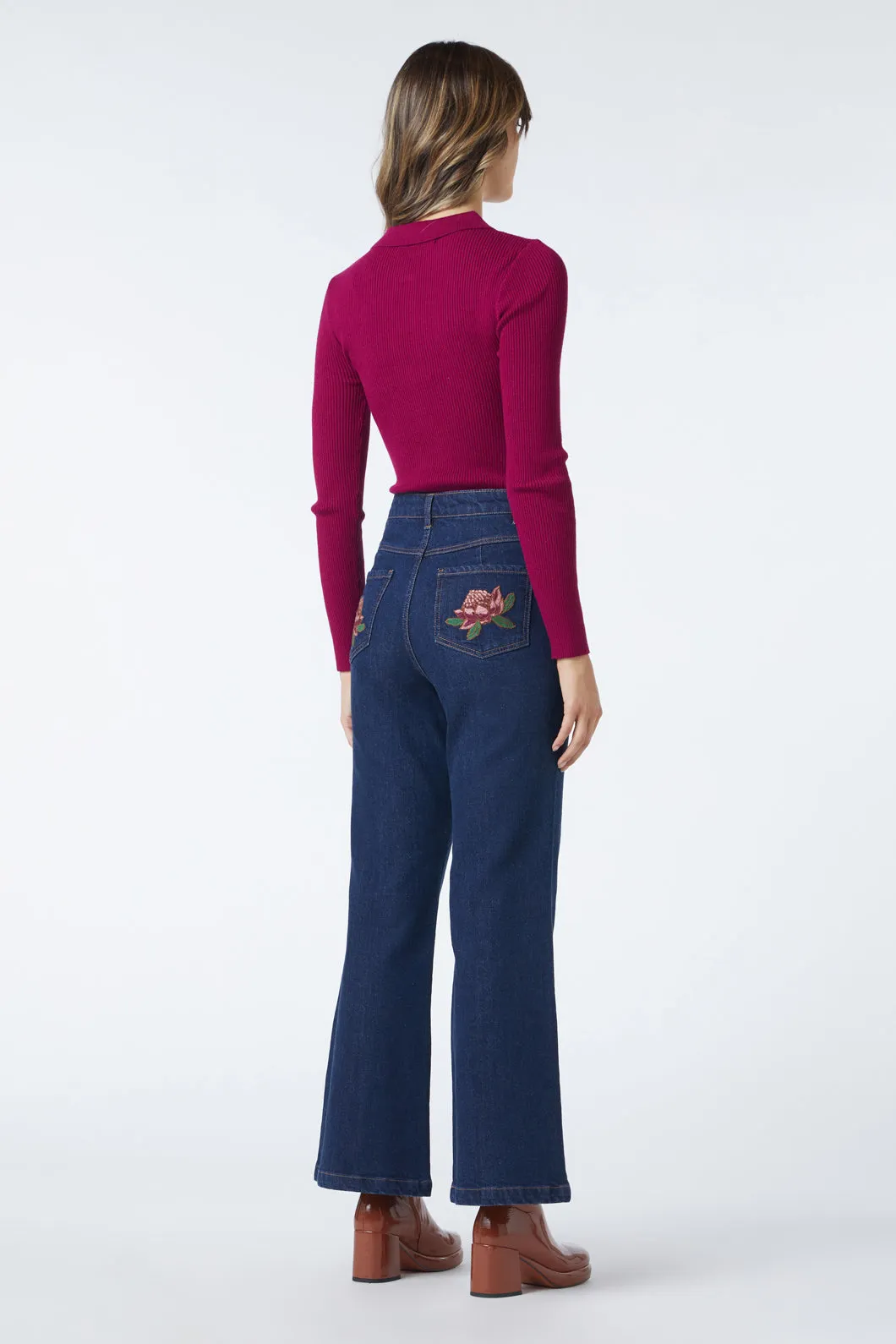 Josie Embroidered Jean