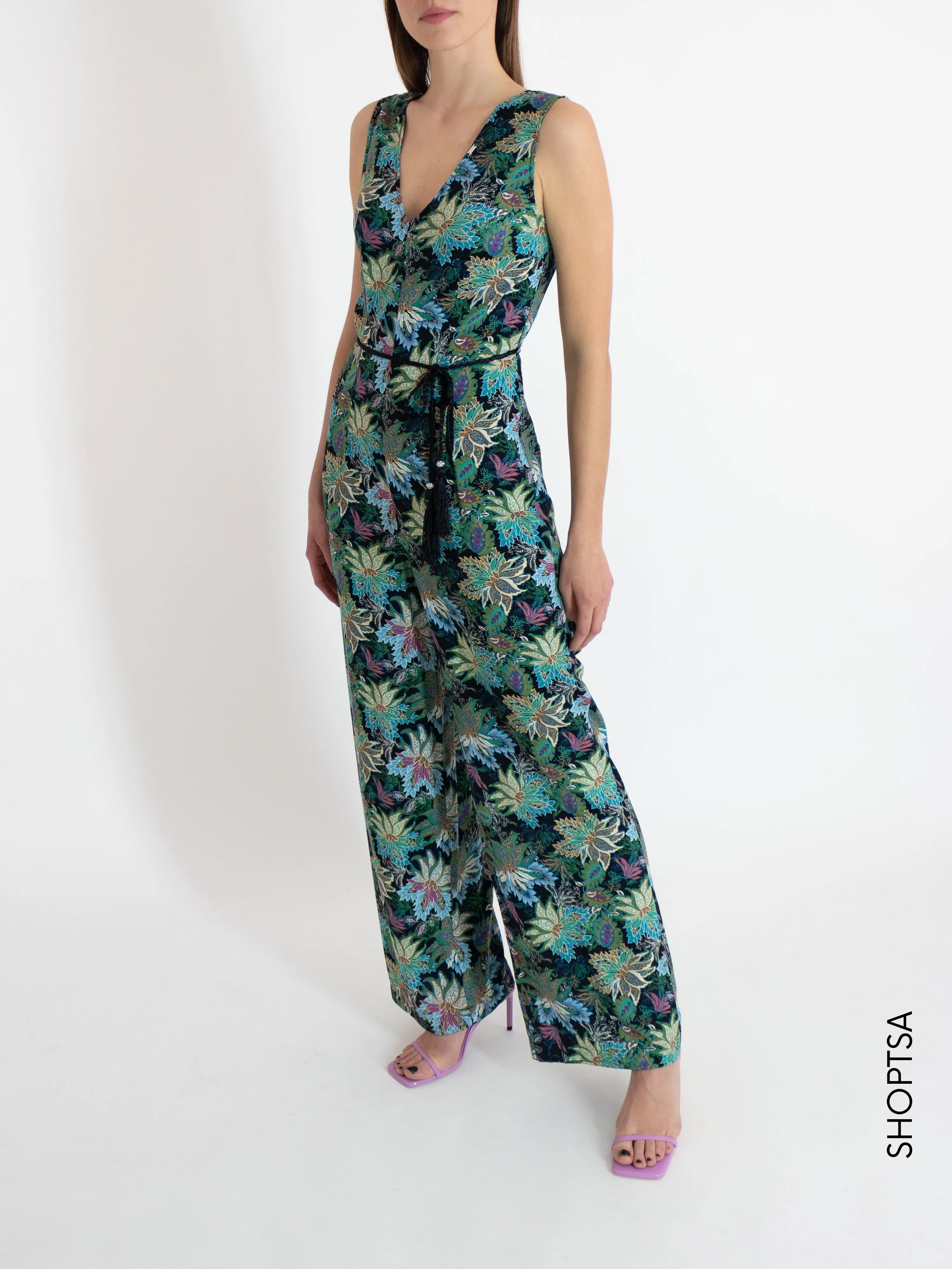 Jumpsuit viscosa stampa - GAUDì