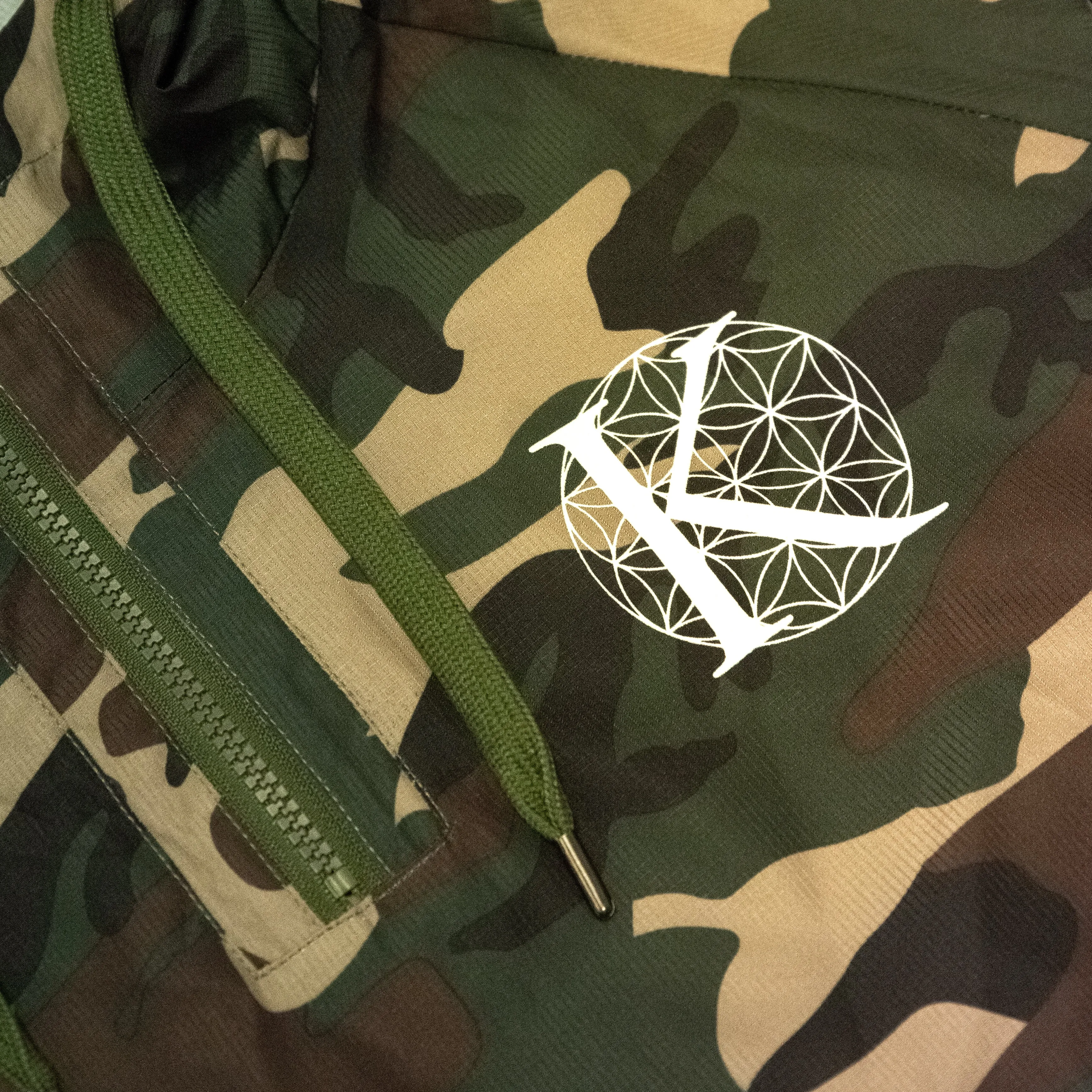 K Logo Windbreaker (Camo)