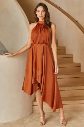 Kat Dress - Rust