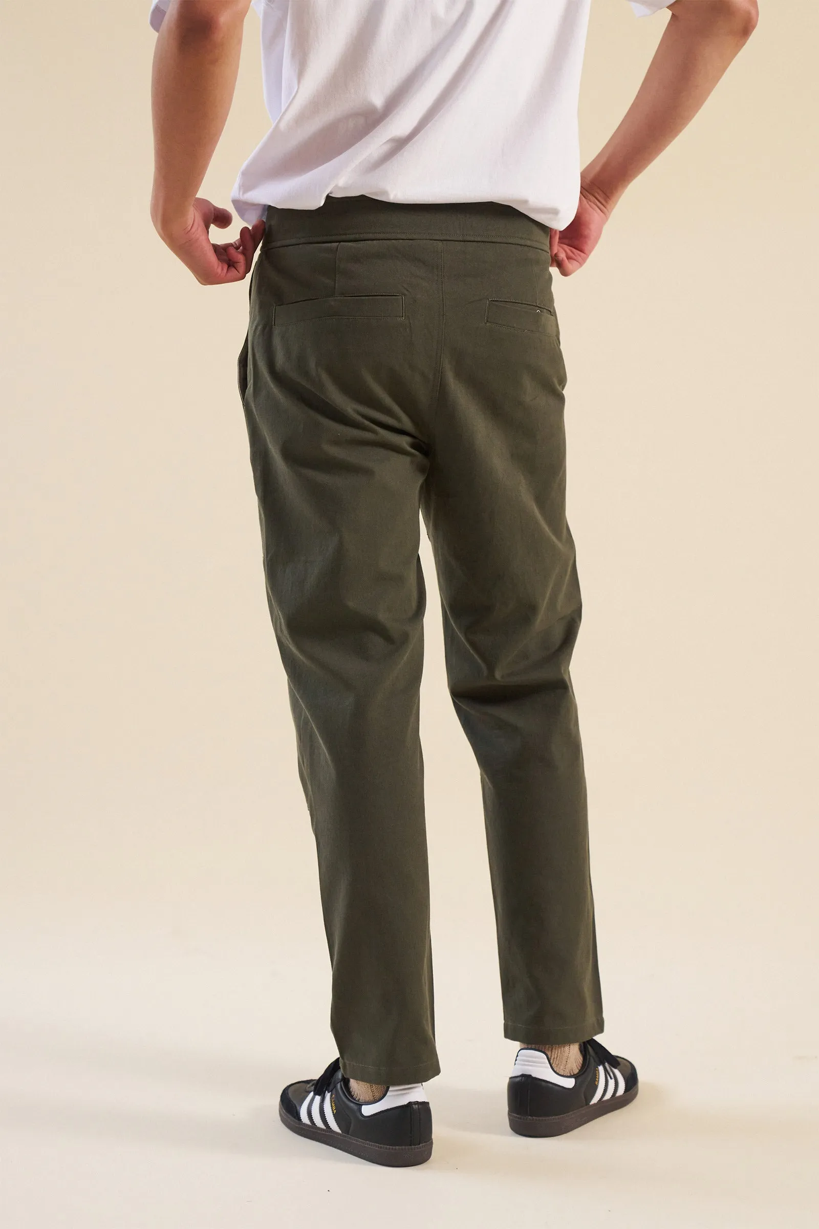 KHAKI STRAIGHT WORK PANT