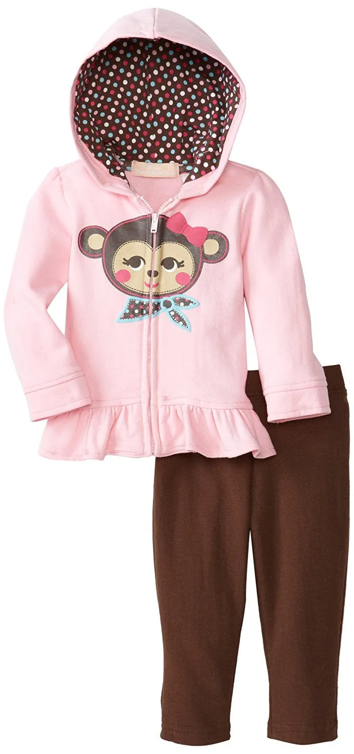 Kids Headquarters Baby Girls' Hoody with Pull On Pants