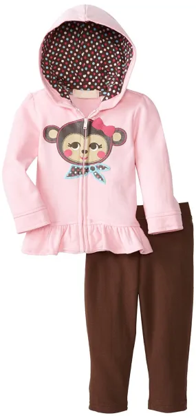 Kids Headquarters Baby Girls' Hoody with Pull On Pants