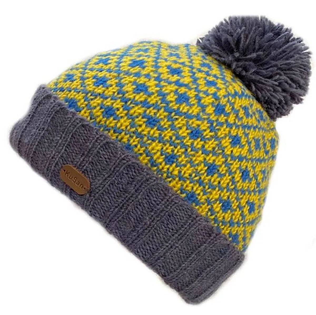 KuSan Bobble Hat Fleur de Lis