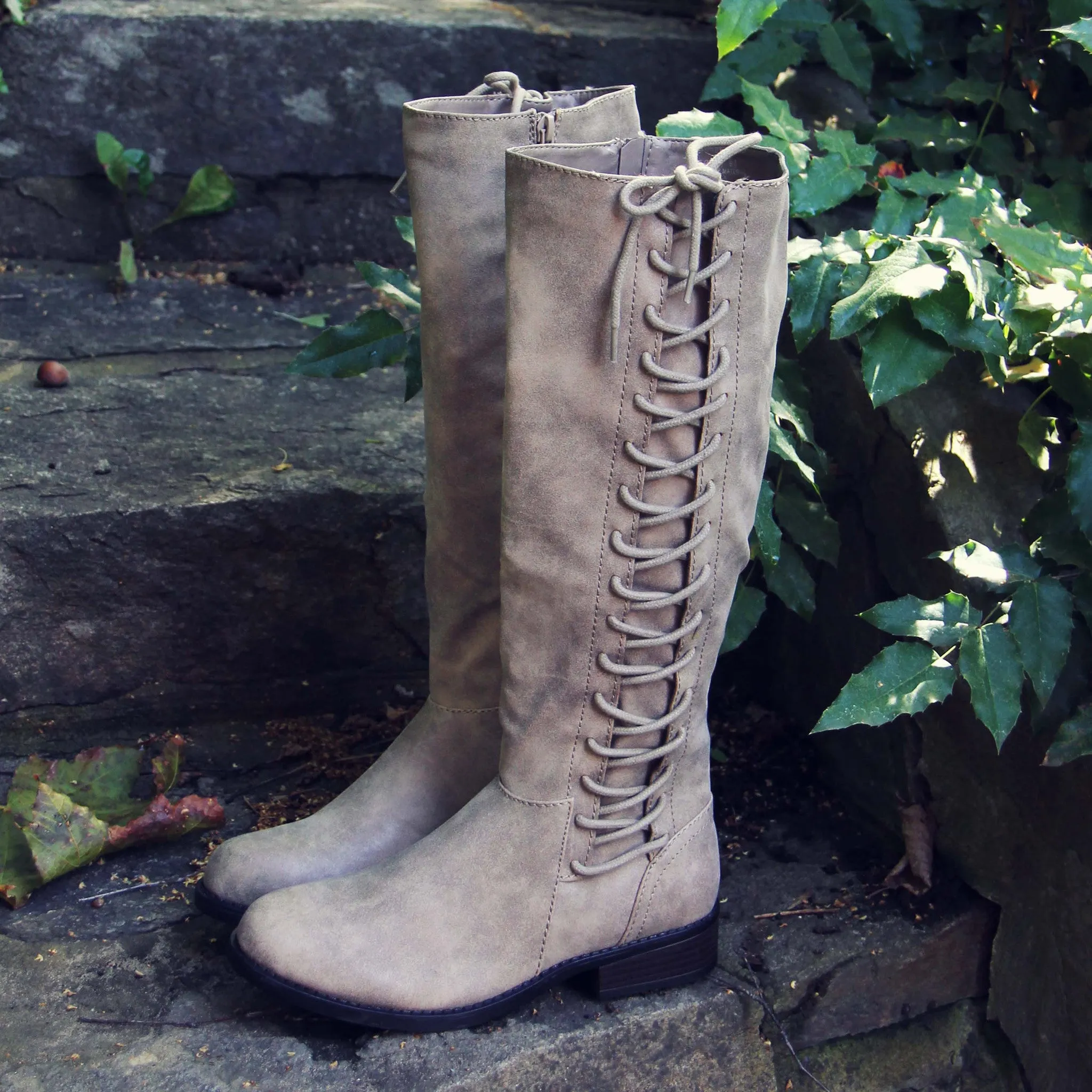 Lace Frost Boots