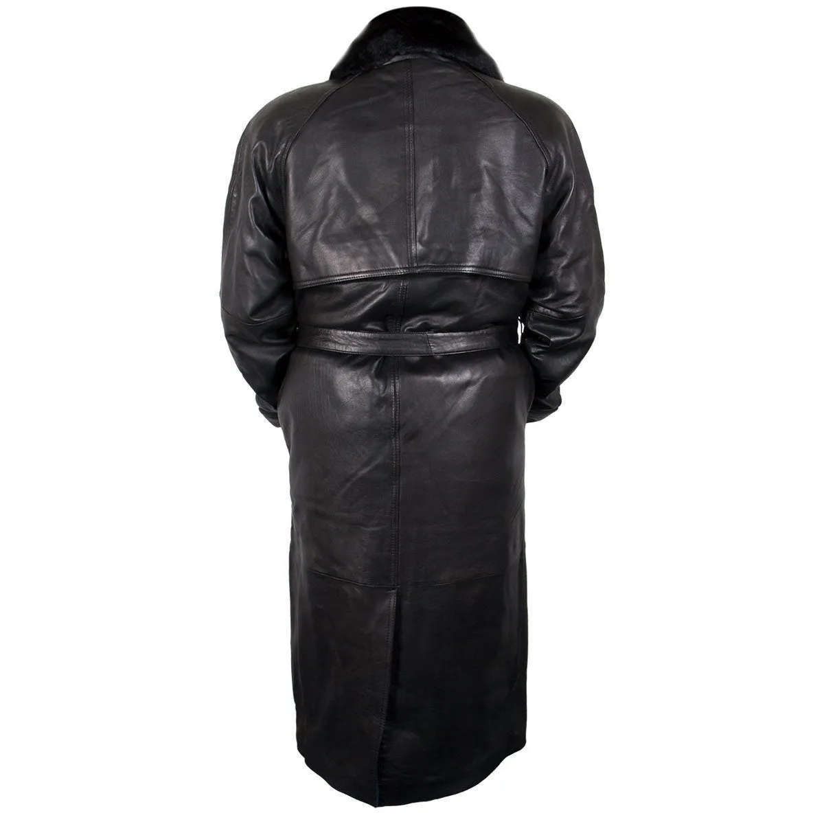 Ladies Lucky Leather 226 Soft Touch Lambskin Leather Long Coat