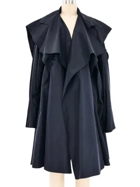 Lanvin Split Back Taffeta Opera Coat