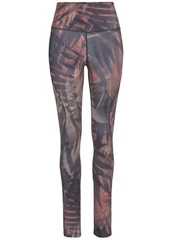 LASCANA Tropical Leaf Print Leggings | Grattan