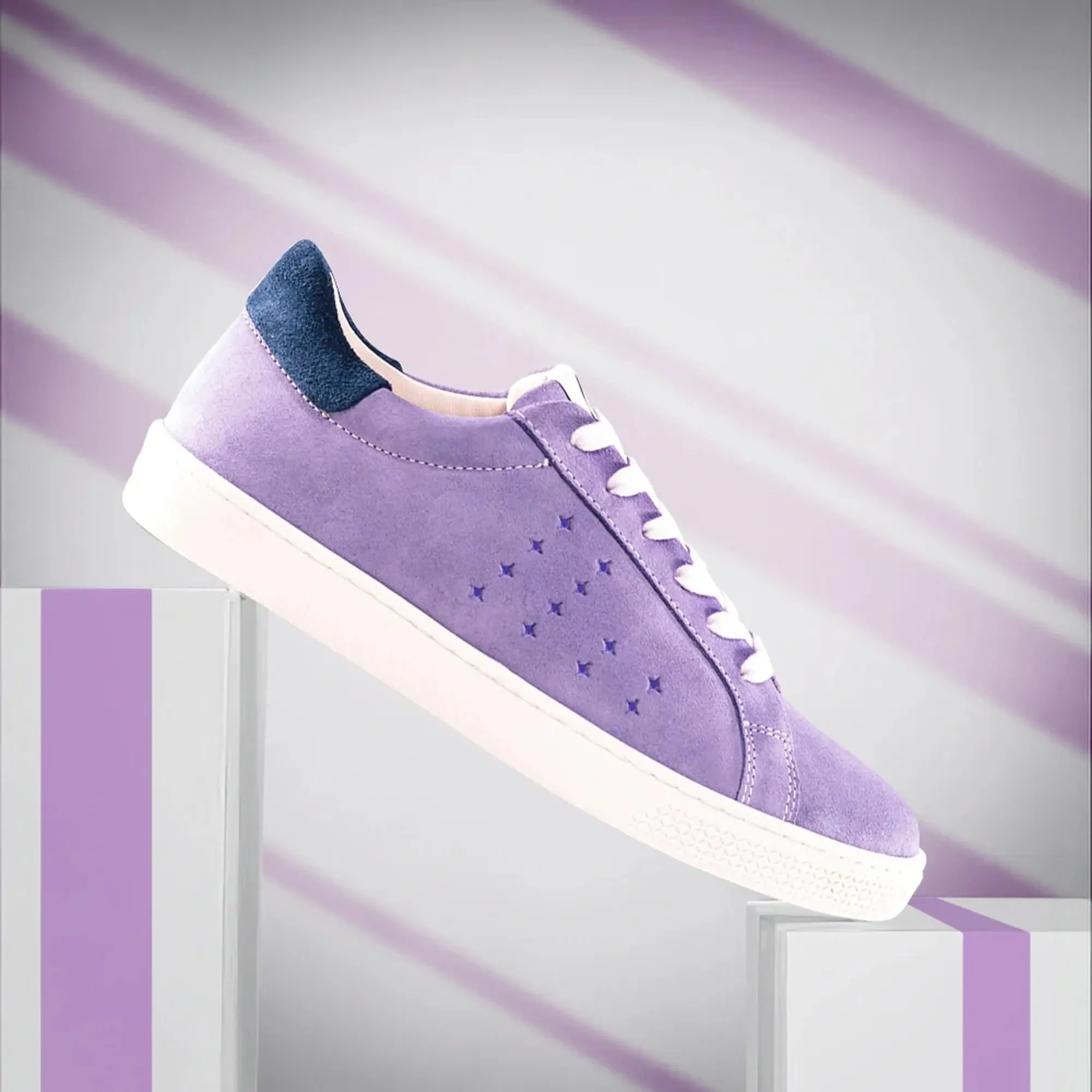 Lazo Halo Sneaker Tongue Graphic Galaxy Purple/Lolite Blue