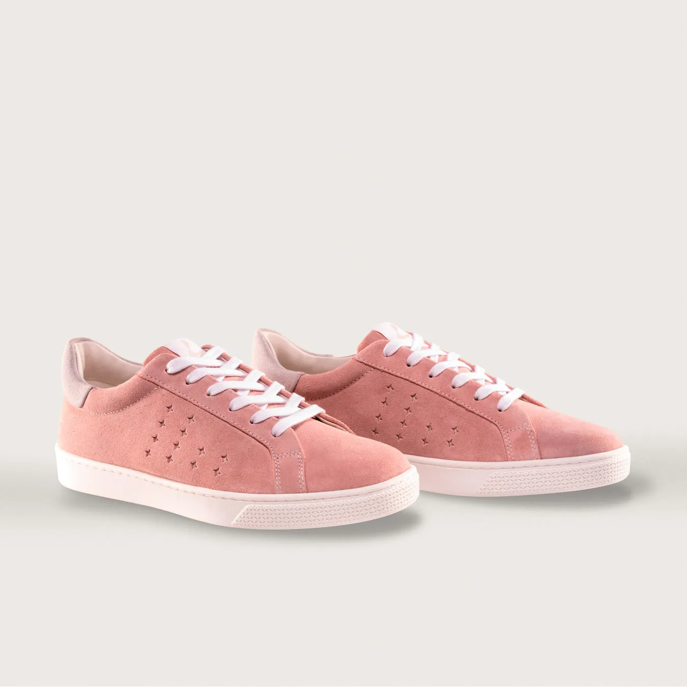 Lazo Halo Sneaker Tongue Graphic Morganite Pink/Milky Way White