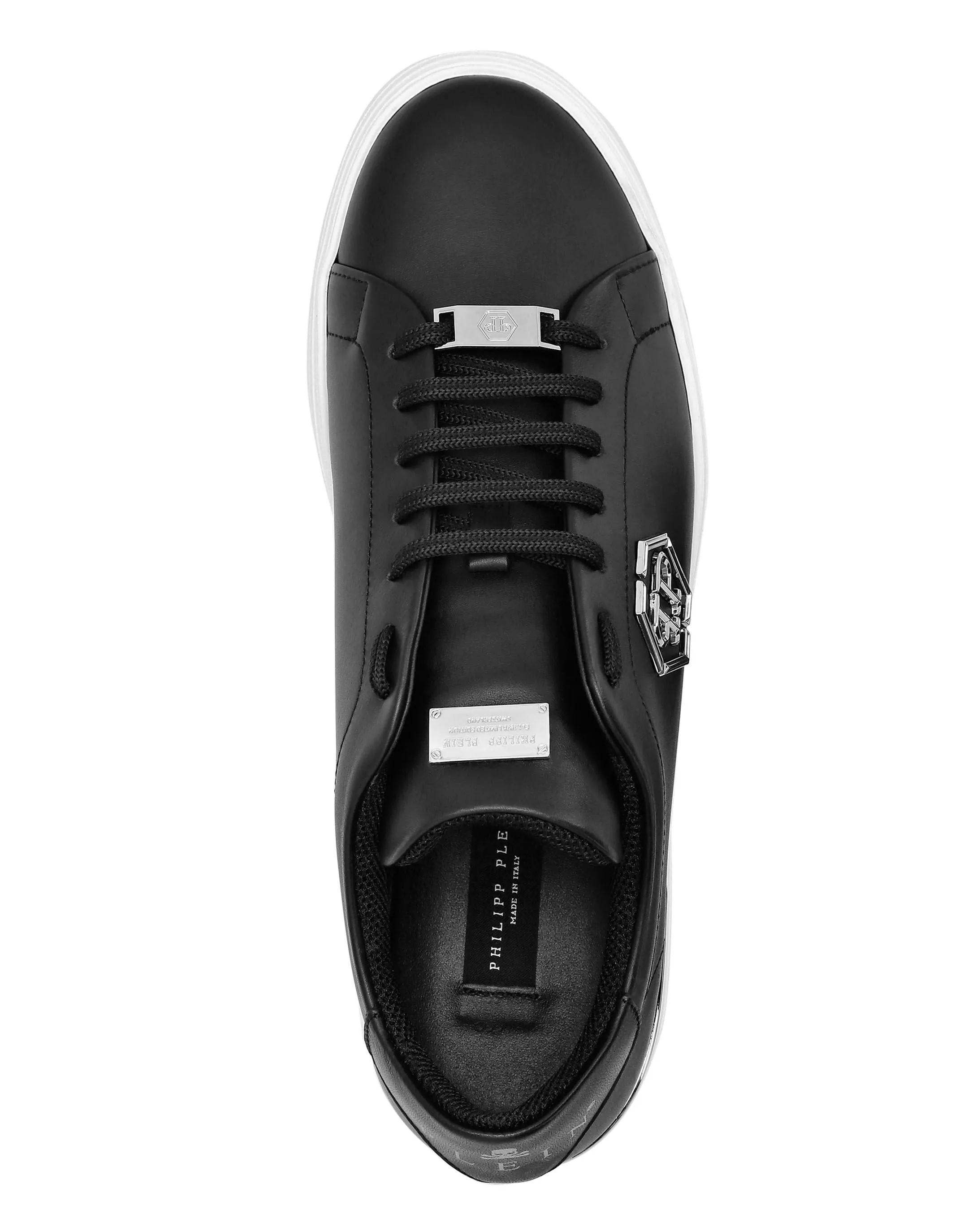 Leather Lo-Top Sneaker Hexagon