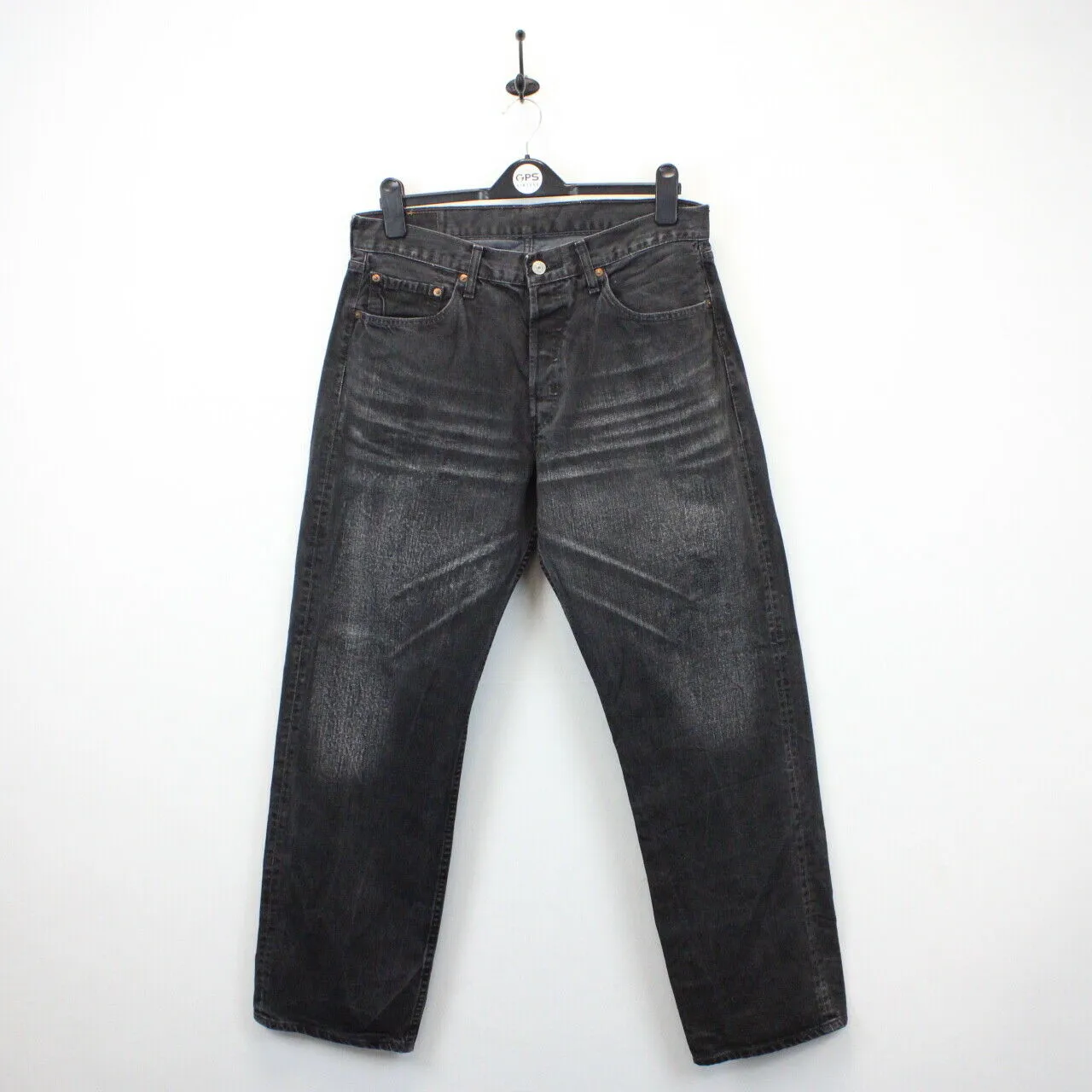 LEVIS 501 Jeans Black Charcoal | W34 L32