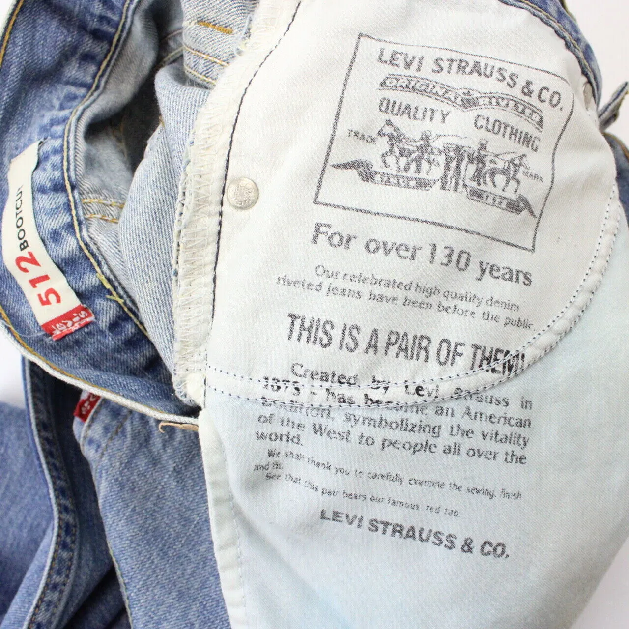 LEVIS 512 Jeans Light Blue | W34 L36