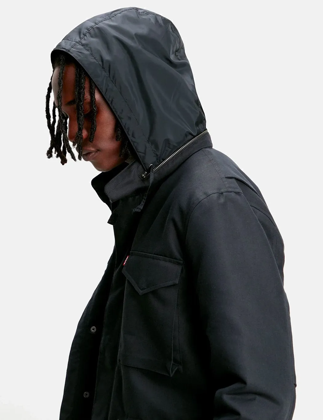 Levis Sherpa Field Coat - Caviar Black