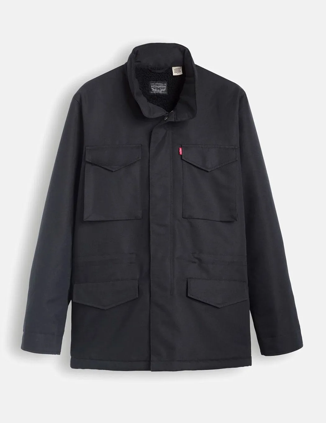 Levis Sherpa Field Coat - Caviar Black