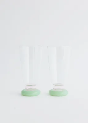 Maison Balzac -  Set of 2 Deco Cocktail Glasses - Glassware